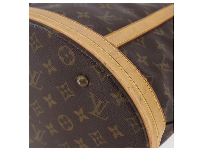 LOUIS VUITTON Borsa a Spalla Monogram Bucket GM M42236 LV Auth 145314 Monogramma - vista 14