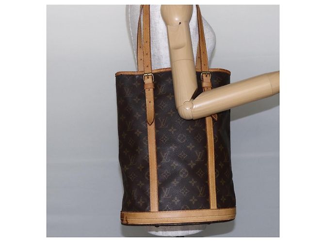LOUIS VUITTON Borsa a Spalla Monogram Bucket GM M42236 LV Auth 145314 Monogramma - vista 22