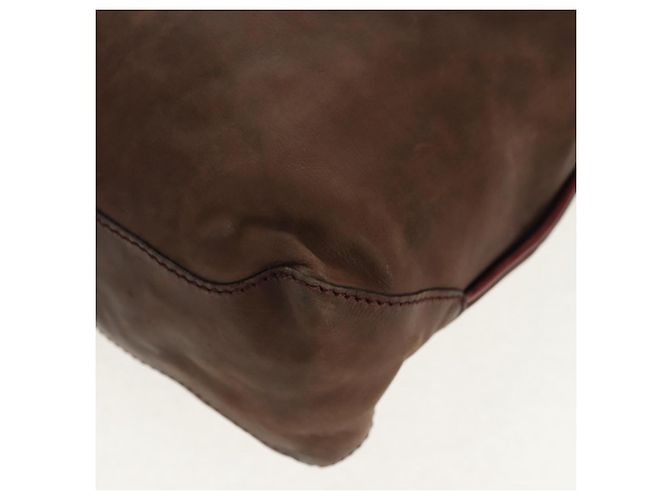 Borsa a Spalla Berluti in Pelle Marrone Argento Autentica bs29899 - vista 17