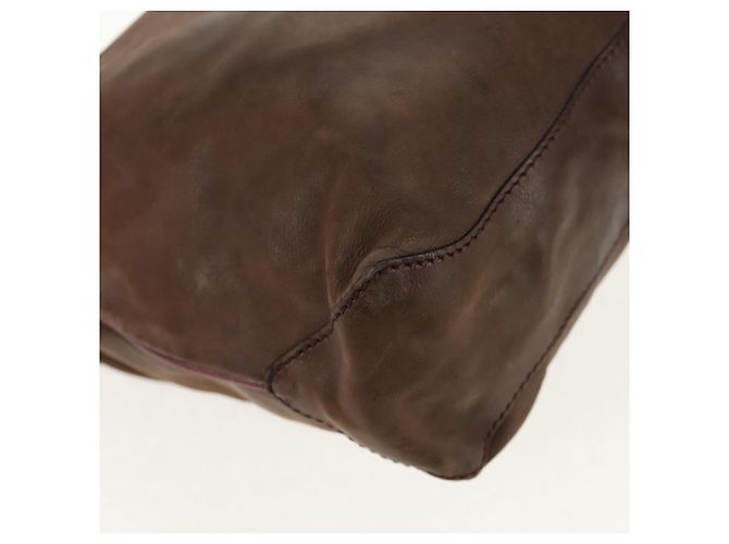 Borsa a Spalla Berluti in Pelle Marrone Argento Autentica bs29899 - vista 18