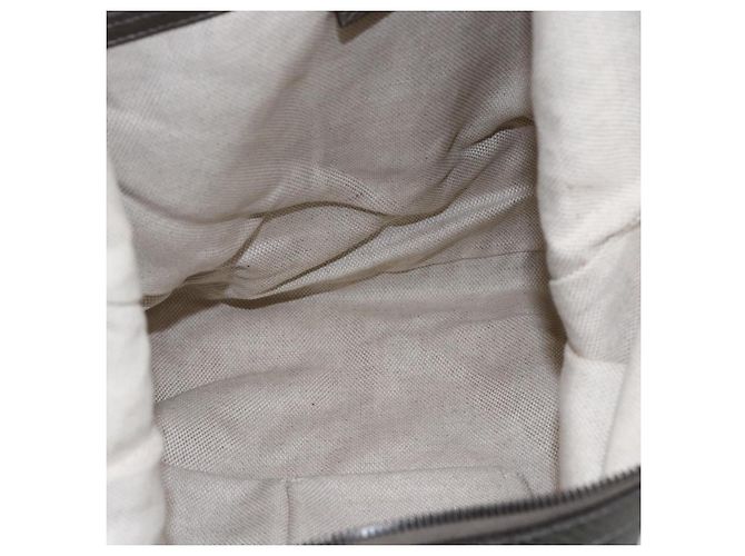 Borsa a spalla in pelle Gucci Soho con catena, tono argento, 326706 Auth yk19690 - vista 11