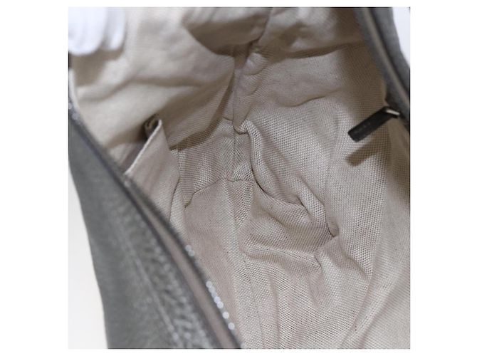 Borsa a spalla in pelle Gucci Soho con catena, tono argento, 326706 Auth yk19690 - vista 19