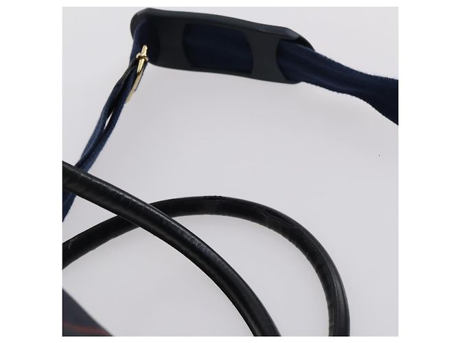 Autre Marque Borsa Boston Burberrys in tela PVC 2 pezzi blu navy e verde Auth bs29550 - vista 15