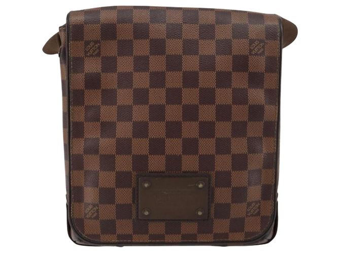 LOUIS VUITTON Borsa a Spalla Brooklyn PM Damier Ebene N51210 LV Auth 153139 - vista 13