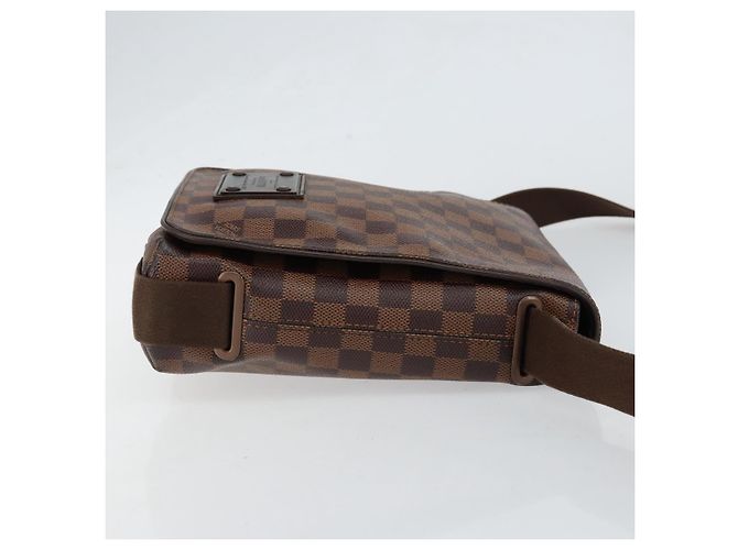 LOUIS VUITTON Borsa a Spalla Brooklyn PM Damier Ebene N51210 LV Auth 153139 - vista 3