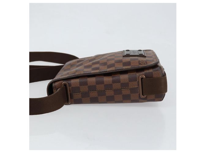LOUIS VUITTON Borsa a Spalla Brooklyn PM Damier Ebene N51210 LV Auth 153139 - vista 4