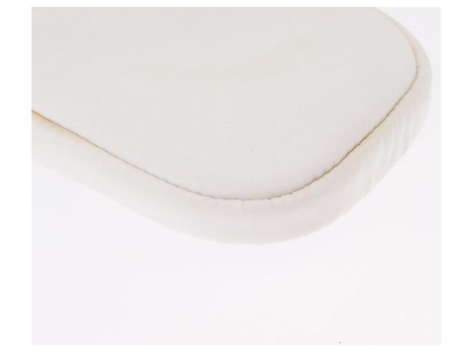 Borsa a Spalla PRADA Nylon 2way Bianco Argento Auth 152675V - vista 15