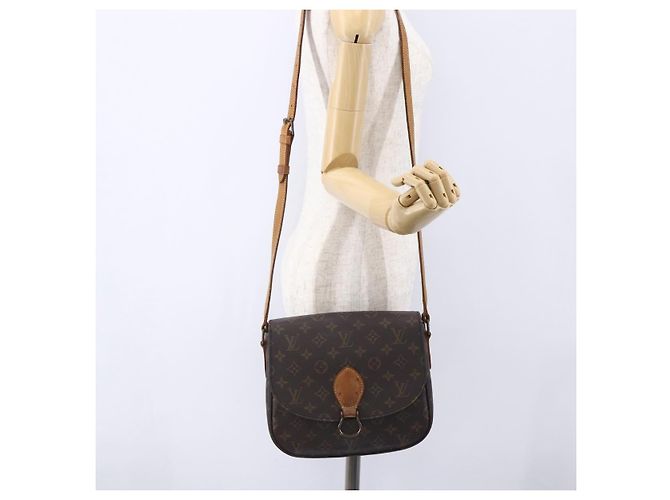 LOUIS VUITTON Monogram Saint Cloud GM Schultertasche M51242 LV Auth 152680 Monogramm - Ansicht 26