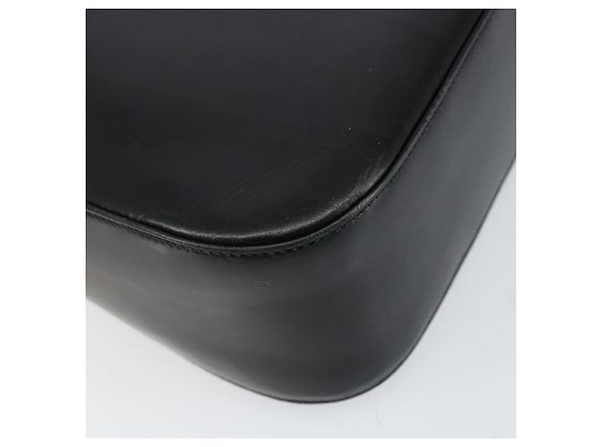 Gancini Schultertasche aus Leder Schwarz Gold Auth BA8397 von Salvatore Ferragamo Golden - Ansicht 16