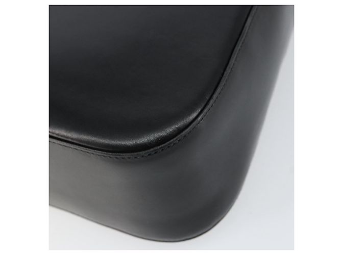Gancini Schultertasche aus Leder Schwarz Gold Auth BA8397 von Salvatore Ferragamo Golden - Ansicht 9