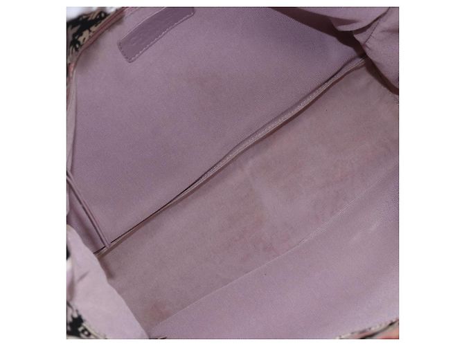 CHANEL Tote Bag Canvas Leather Beige Silver CC Auth 155092 Silvery - view 10