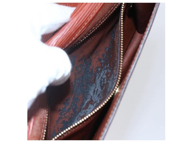 LOUIS VUITTON Clutch Montaigne 23 Epi Marrone M52663 LV Auth BA8329 - vista 10