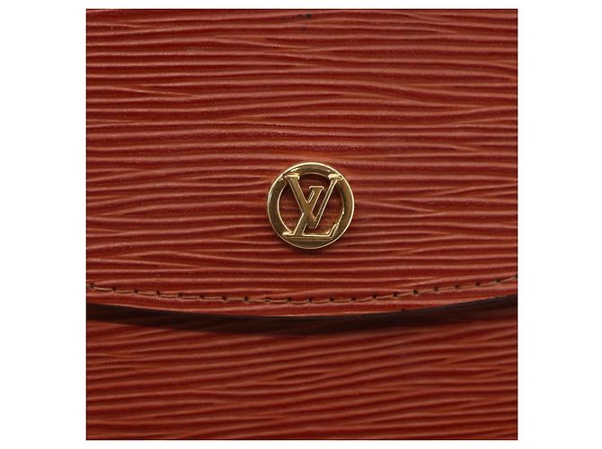 LOUIS VUITTON Clutch Montaigne 23 Epi Marrone M52663 LV Auth BA8329 - vista 17