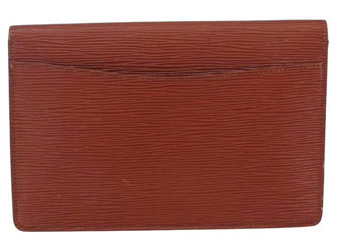 LOUIS VUITTON Clutch Montaigne 23 Epi Marrone M52663 LV Auth BA8329 - vista 2