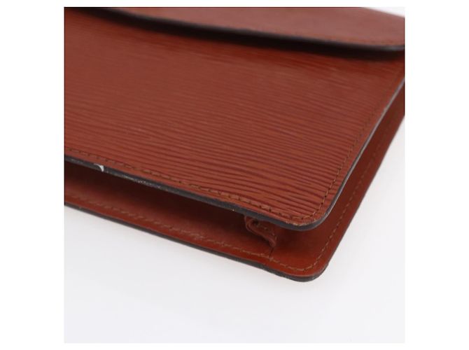 LOUIS VUITTON Clutch Montaigne 23 Epi Marrone M52663 LV Auth BA8329 - vista 7
