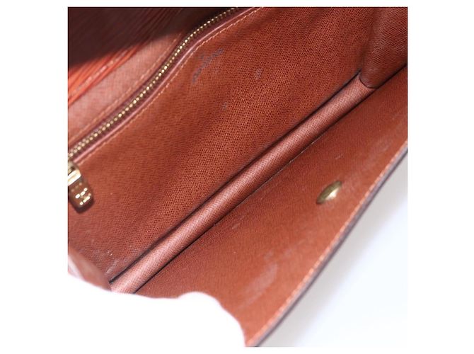 LOUIS VUITTON Clutch Montaigne 23 Epi Marrone M52663 LV Auth BA8329 - vista 9