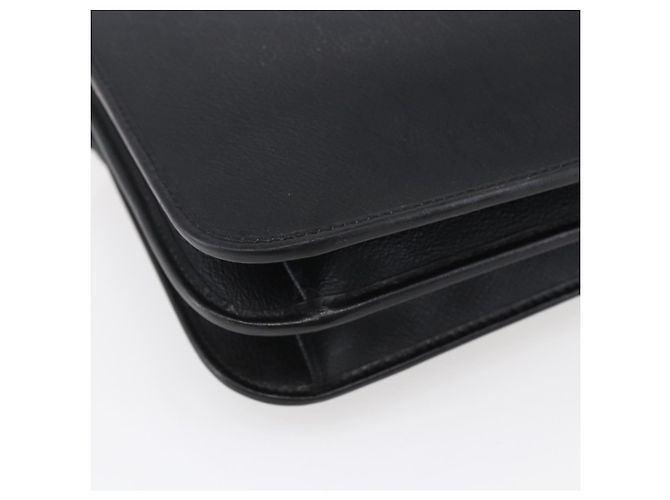 Borsa a spalla in tela a nido d'ape PVC nera e oro Christian Dior Auth ka361 Nero D'oro - vista 16