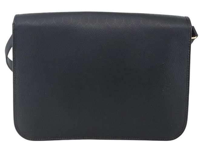 Borsa a spalla in tela a nido d'ape PVC nera e oro Christian Dior Auth ka361 Nero D'oro - vista 2
