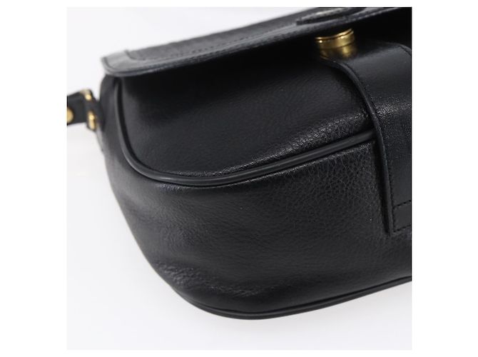 BALLY Borsa a Spalla in Pelle Nera e Oro Auth 153489 Nero D'oro - vista 14
