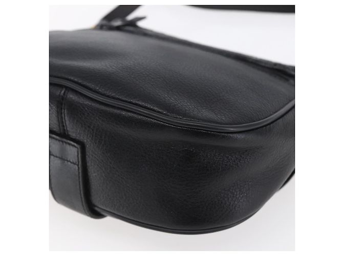 BALLY Borsa a Spalla in Pelle Nera e Oro Auth 153489 Nero D'oro - vista 15