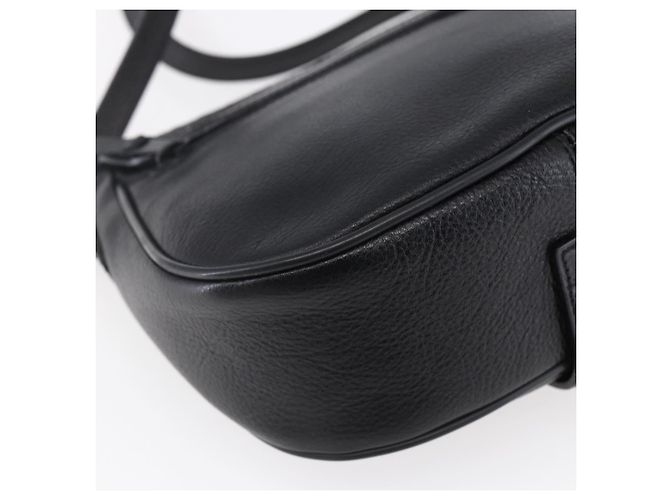 BALLY Borsa a Spalla in Pelle Nera e Oro Auth 153489 Nero D'oro - vista 16