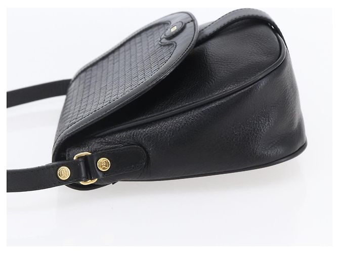 BALLY Borsa a Spalla in Pelle Nera e Oro Auth 153489 Nero D'oro - vista 3