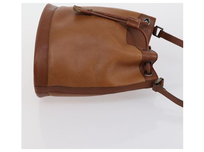 Borsa a Spalla in Pelle e Tela Burberry 2 Pezzi Beige Marrone Auth bs31058 - vista 12