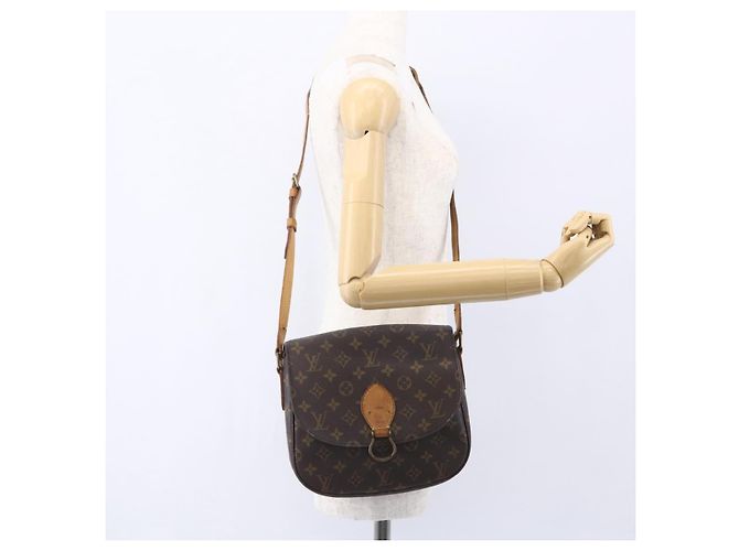 LOUIS VUITTON Borsa a Spalla Monogram Saint Cloud GM M51242 LV Auth BA8284 Monogramma - vista 28