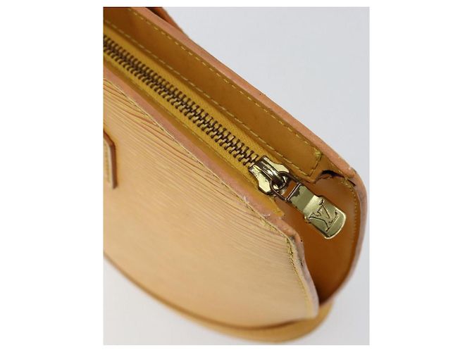 LOUIS VUITTON Borsa a Mano Epi Saint Jacques Gialla M52279 LV Auth 153084 Giallo - vista 10