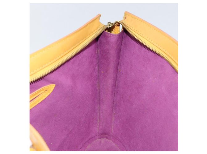LOUIS VUITTON Borsa a Mano Epi Saint Jacques Gialla M52279 LV Auth 153084 Giallo - vista 18