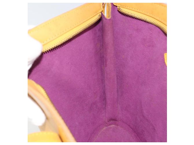 LOUIS VUITTON Borsa a Mano Epi Saint Jacques Gialla M52279 LV Auth 153084 Giallo - vista 19