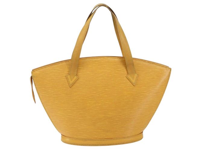 LOUIS VUITTON Borsa a Mano Epi Saint Jacques Gialla M52279 LV Auth 153084 Giallo - vista 2