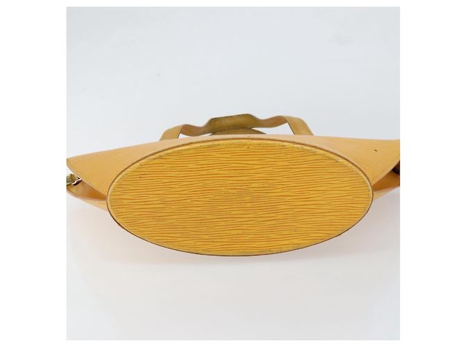 LOUIS VUITTON Borsa a Mano Epi Saint Jacques Gialla M52279 LV Auth 153084 Giallo - vista 5