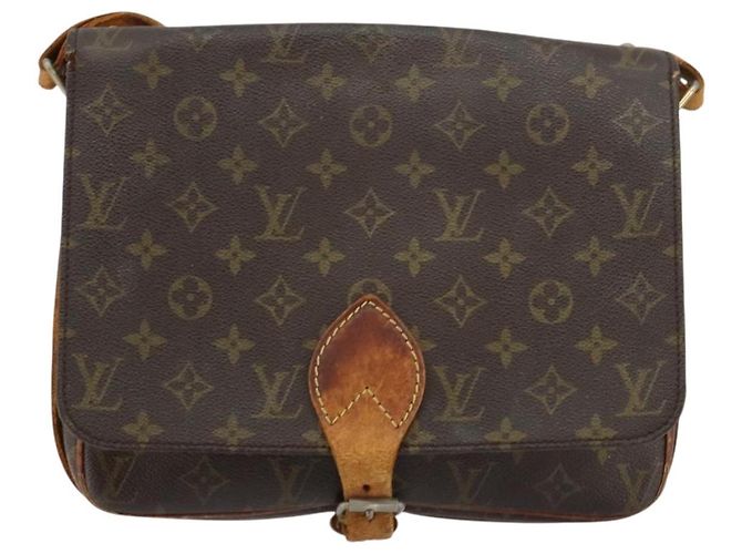 LOUIS VUITTON Borsa a Spalla Monogram Cartouchiere GM M51252 LV Auth ka400 Monogramma - vista 13