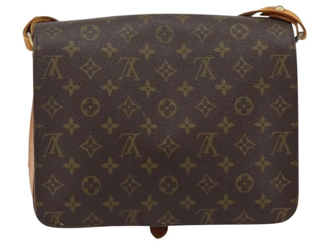LOUIS VUITTON Borsa a Spalla Monogram Cartouchiere GM M51252 LV Auth ka400 Monogramma - vista 2