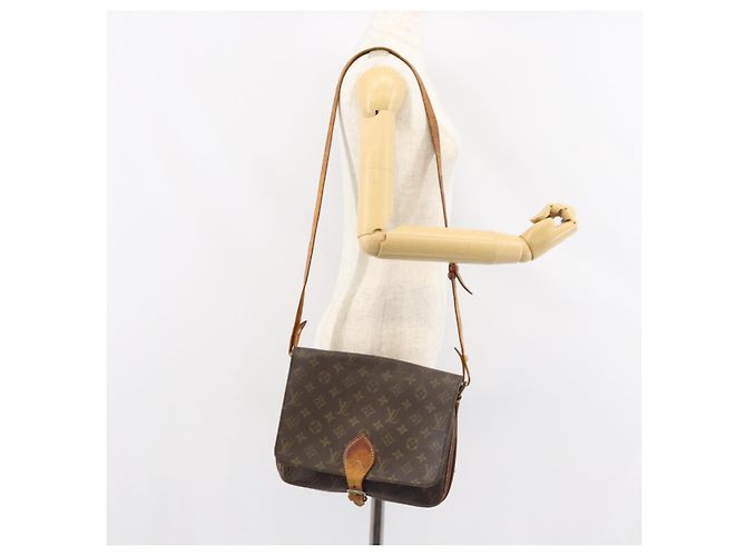 LOUIS VUITTON Borsa a Spalla Monogram Cartouchiere GM M51252 LV Auth ka400 Monogramma - vista 26