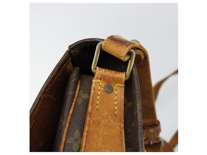 LOUIS VUITTON Borsa a Spalla Monogram Cartouchiere GM M51252 LV Auth ka400 Monogramma - vista 8