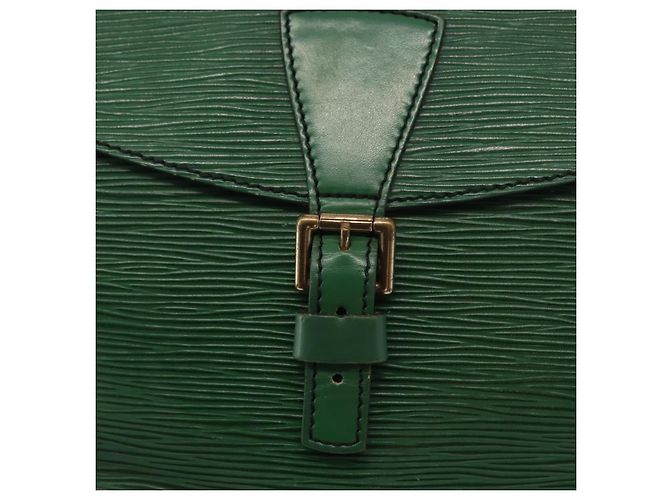 LOUIS VUITTON Sac à épaule Epi Jeune Fille MM Vert M52154 LV Auth 153917 - vue 18