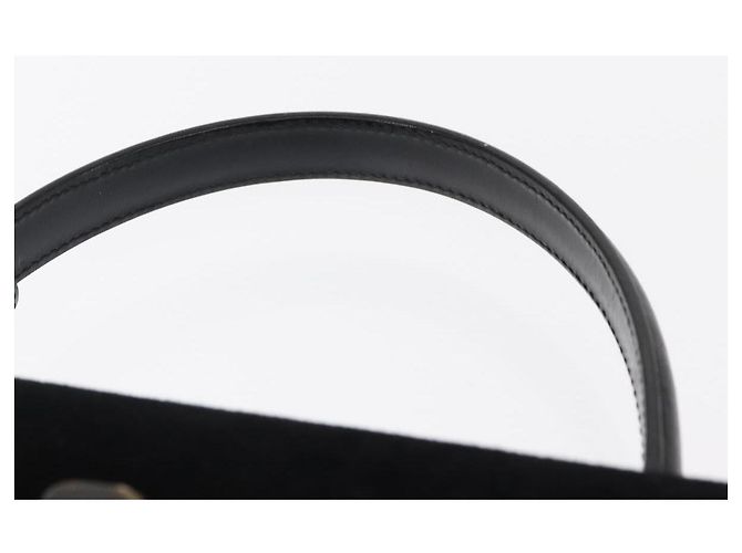 GUCCI Handtasche aus Wildleder schwarz Auth 153123 - Ansicht 14
