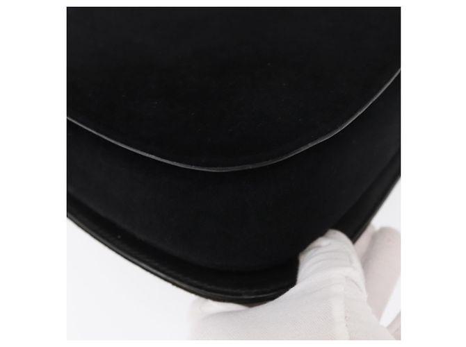 GUCCI Handtasche aus Wildleder schwarz Auth 153123 - Ansicht 17