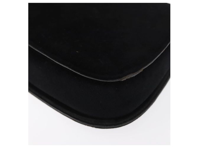 GUCCI Handtasche aus Wildleder schwarz Auth 153123 - Ansicht 18