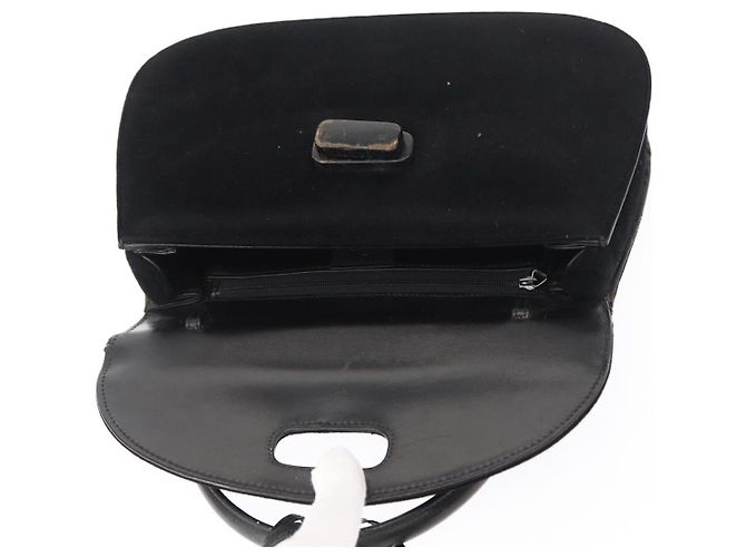 GUCCI Handtasche aus Wildleder schwarz Auth 153123 - Ansicht 19