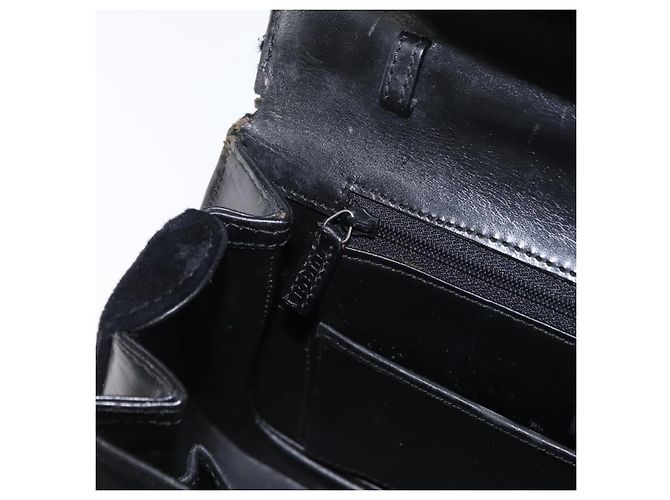 GUCCI Handtasche aus Wildleder schwarz Auth 153123 - Ansicht 23