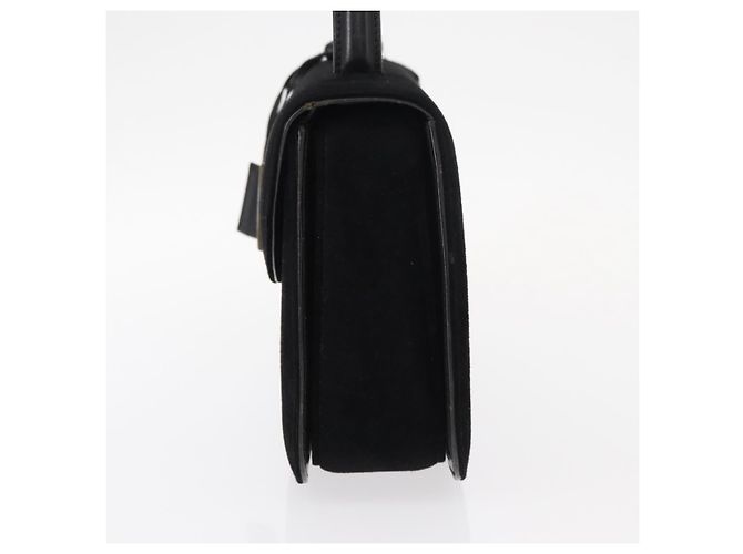 GUCCI Handtasche aus Wildleder schwarz Auth 153123 - Ansicht 4