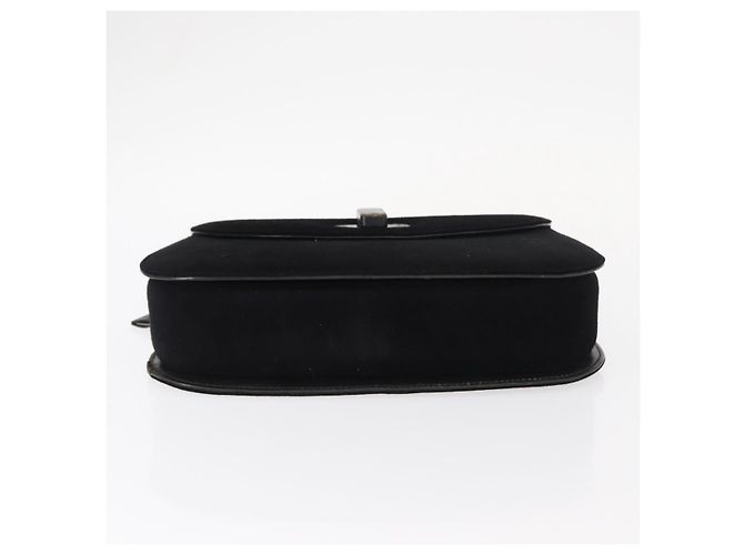 GUCCI Handtasche aus Wildleder schwarz Auth 153123 - Ansicht 6