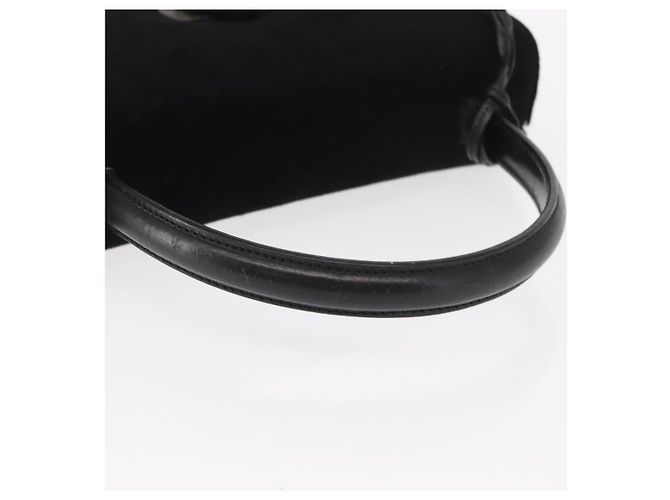 GUCCI Handtasche aus Wildleder schwarz Auth 153123 - Ansicht 8