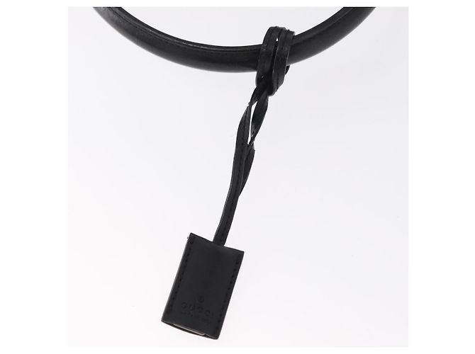 GUCCI Handtasche aus Wildleder schwarz Auth 153123 - Ansicht 9