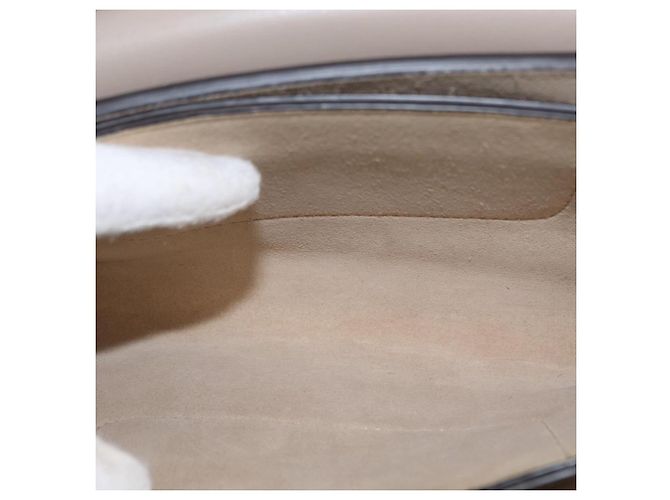 Chloé Borsa a Spalla Chloe Fay in Pelle Scamosciata Beige Oro Auth gh1321 D'oro - vista 11
