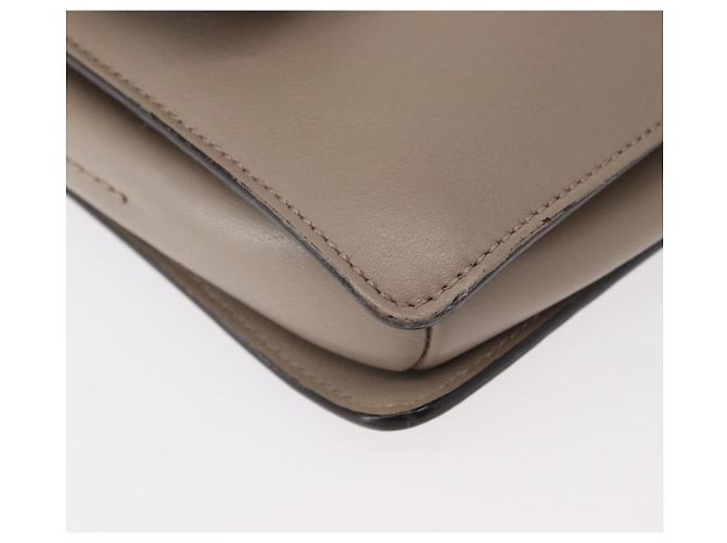 Chloé Borsa a Spalla Chloe Fay in Pelle Scamosciata Beige Oro Auth gh1321 D'oro - vista 9