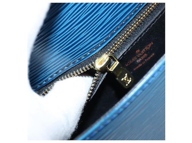 LOUIS VUITTON Borsa a Spalla Epi Saint Cloud GM Blu Toledo M52195 LV Auth ep12333 - vista 10